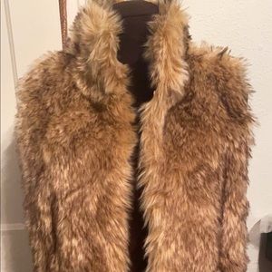 Faux fur vest. NWT
